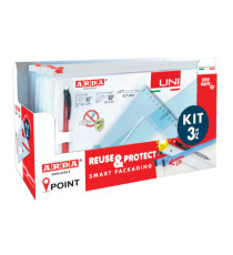 Serie UNI - coppia squadre 30 cm + portamine 0,7mm - Arda