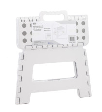 Sgabello basso Clic Clac - 30 x 22 x 22 cm - bianco - King Collection