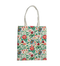 Shopper Nature Flowers - 42x38,5 cm - eco cotone - fantasie assortite - Pigna