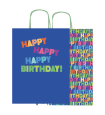 Shoppers - con manici - 26x34,5 cm - fantasie assortite - Rex Sadoch