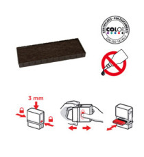 Tampone di ricambio E/45 - nero - Colop