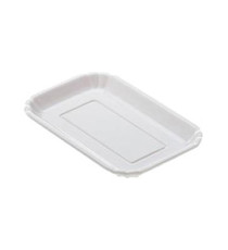 Vassoio bignè - 17,5  x 11 cm - melamina - bianco - Leone