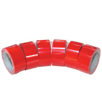Nastro adesivo 350 - 5 cm x 66 m - PVC - rosso - Eurocel