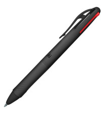 Penna a sfera 4 Multi Urban - punta 1,00 mm - 4 colori - all black - Osama