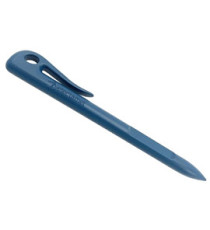 Penna detectabile monoblocco - per touch screen - 9,8 cm - PP - blu