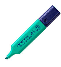 Evidenziatore Textsurfer Classic - punta a scalpello - tratto da 1,0mm-5,0mm - turchese - Staedtler