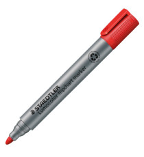 Marcatore Lumocolor Flipchart 356 - a base d'acqua - punta tonda 2 mm - rosso - Staedtler