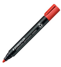 Marcatore Lumocolor Permanent 352 - punta tonda - tratto 2 mm - rosso - Staedtler