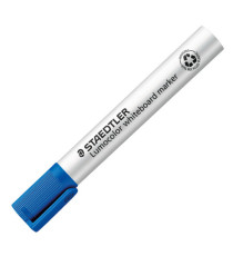 Marcatore Lumocolor whiteboard 351 - punta tonda - tratto 2 mm - blu - Staedtler