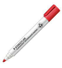 Marcatore Lumocolor whiteboard 351 - punta tonda - tratto 2 mm - rosso - Staedtler