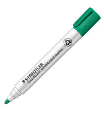 Marcatore Lumocolor whiteboard 351 - punta tonda - tratto 2 mm - verde - Staedtler