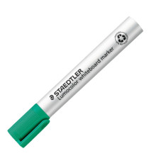 Marcatore Lumocolor whiteboard 351 - punta tonda - tratto 2 mm - verde - Staedtler