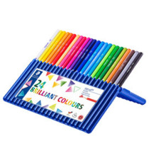 Matite colorate Ergo Soft - diametro mina 3 mm - colori assortiti - Staedtler - astuccio 24 pezzi