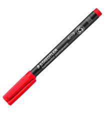 Pennarello Lumocolor Permanent 317 - punta 1,0mm - rosso - Staedtler