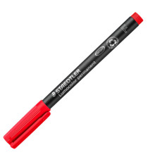 Pennarello Lumocolor Permanent 318 - punta 0,6 mm - rosso - Staedtler