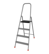 Scala domestica Stella Basic - 3 gradini - alluminio - Marchetti