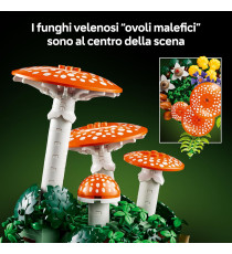 Lego The Botanicals - Funghi del bosco - Lego 11505 un progetto boschivo fai da te completo di fronde di felce Anni 18+ 806pz