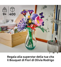 Lego The Botanicals - Bouquet di fiori di Olivia Rodrigo - Lego 11507 crea un bouquet di 11 fiori artificiali Anni 9+ 400pz