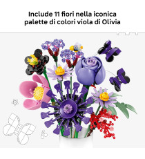 Lego The Botanicals - Bouquet di fiori di Olivia Rodrigo - Lego 11507 crea un bouquet di 11 fiori artificiali Anni 9+ 400pz