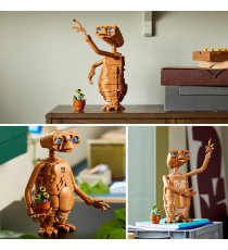 Lego Ideas - E.T. the Extra-Terrestrial - Lego 21370 premi l’interruttore per attivare il mattoncino luminoso 1226pz Anni 18+
