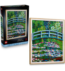 Lego Art - Claude Monet - Lo stagno delle ninfee - Lego 31220 il capolavoro di Monet 3179pz Anni 18+