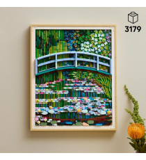 Lego Art - Claude Monet - Lo stagno delle ninfee - Lego 31220 il capolavoro di Monet 3179pz Anni 18+