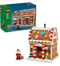 Lego Creator Natale - Casa di pan di zenzero festiva - Lego 40809 con scrivania camino e una camera da letto Anni 10+ 498pz