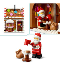 Lego Creator Natale - Casa di pan di zenzero festiva - Lego 40809 con scrivania camino e una camera da letto Anni 10+ 498pz