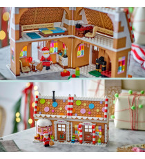 Lego Creator Natale - Casa di pan di zenzero festiva - Lego 40809 con scrivania camino e una camera da letto Anni 10+ 498pz