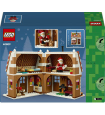 Lego Creator Natale - Casa di pan di zenzero festiva - Lego 40809 con scrivania camino e una camera da letto Anni 10+ 498pz