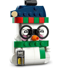 Lego Creator Natale - Pupazzi di neve ornamentali - Lego 40812 con 2 personaggi e accessori Anni 6+ 168pz