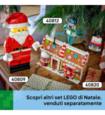 Lego Creator Natale - Pupazzi di neve ornamentali - Lego 40812 con 2 personaggi e accessori Anni 6+ 168pz
