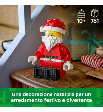 Lego Creator Natale - Grande minifigure di Babbo Natale - Lego 40820  porta la magia delle feste in ogni casa Anni 10+ 761pz