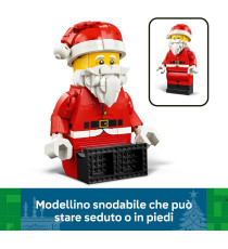 Lego Creator Natale - Grande minifigure di Babbo Natale - Lego 40820  porta la magia delle feste in ogni casa Anni 10+ 761pz