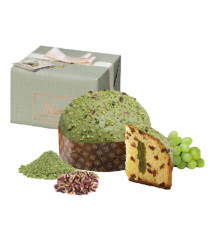 Panettone Pistaccho Matcha - Linea Top Genesi - pistacchio/tè verde - 600 gr - Loison