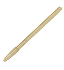 Penna sfera Cristal Glacè - 1.0 mm - inchiostro blu - fusto oro - Bic - conf. 20 pezzi