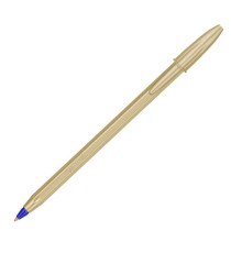 Penna sfera Cristal Glacè - 1.0 mm - inchiostro blu - fusto oro - Bic - conf. 20 pezzi