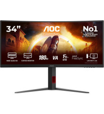 [Scatola aperta]Monitor AOC CU34G4 86,36 cm (34″) UWQHD 1ms