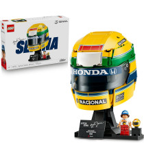Lego Editions - Casco Ayrton Senna - Lego 43024 replica ad alta fedeltà con minifigura Anni 14+ 931pz