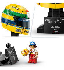 Lego Editions - Casco Ayrton Senna - Lego 43024 replica ad alta fedeltà con minifigura Anni 14+ 931pz