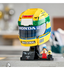 Lego Editions - Casco Ayrton Senna - Lego 43024 replica ad alta fedeltà con minifigura Anni 14+ 931pz