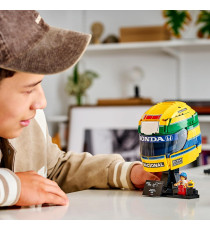 Lego Editions - Casco Ayrton Senna - Lego 43024 replica ad alta fedeltà con minifigura Anni 14+ 931pz