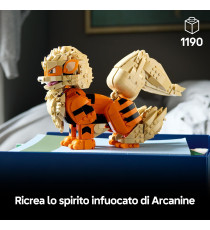 Lego Pokemon - Arcanine - Lego 72160 è dotata di coda, gambe, piedi, testa e bocca articolate 1190pz Anni 18+