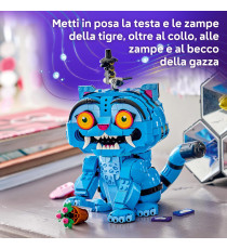 Lego KPop Demon Hunters - Derpy la tigre e Sussie la gazza - Lego 72537 con 2 animali giocattolo, vaso di fiori 825pz Anni 9+