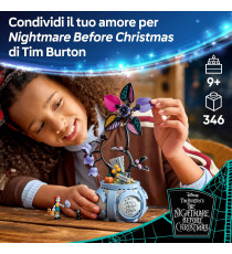 Lego Disney - Vaso di fiori di Sally - Lego 43288 con 2 fiori finti, 2 mini bamboline e accessori Anni 9+ 346pz