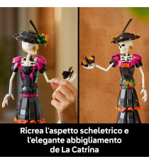 Lego Ideas - La Catrina - Lego 21372 scheletro con fiori finti e farfalle monarca 1212pz Anni 18+