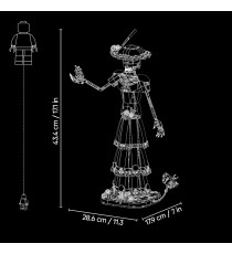 Lego Ideas - La Catrina - Lego 21372 scheletro con fiori finti e farfalle monarca 1212pz Anni 18+