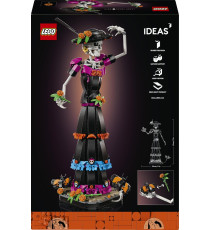 Lego Ideas - La Catrina - Lego 21372 scheletro con fiori finti e farfalle monarca 1212pz Anni 18+