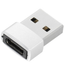 Adattatore 99470 USB-A Maschio a USB Type-C Femmina – Silver OTG in Alluminio