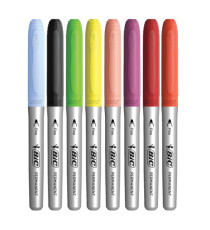 Marcatore permanente Intensity - punta tonda - colori assortiti - Bic - 24 pezzi